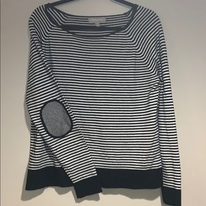 Black and White Striped Sweater